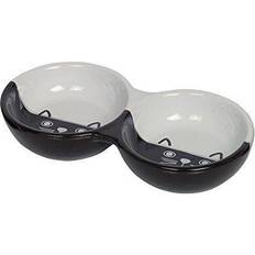 Nobby Face Cat Ceramic Double Bowl 22