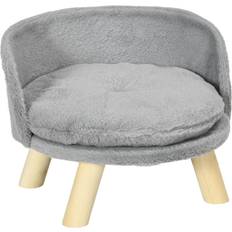 Katzenbett Pawhut Hundebett, Haustiersofa Katzenbett, erhöhtes