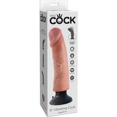 King cock 9" Sexleksaker King Cock 9 Sugkoppsvibrator 23 cm