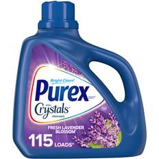 Purex Liquid Laundry Detergent with Crystals Fragrance, Fresh Lavender Blossom, 150 Fluid 1.16gal