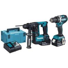 Ensembles Makita Ensemble de 2 machines DDF484 DHR171 Batterie 5Ah A percussion Professionnelle