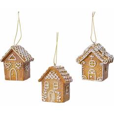 Resina Decoraciones de Navidad BigBuy Christmas Polyesterharz Ingwer Weihnachtsbaumschmuck