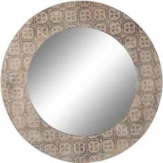 Dkd Home Decor 76 4 76 Brun Mandala Mangoträ Väggspegel