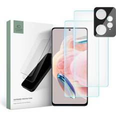 Näytönsuojat Tech-Protect Tempered Glass + Camera Lens Protect Supreme Set for Xiaomi Redmi Note 12 LTE