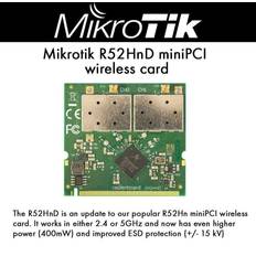 Pci wifi Mikrotik R52HND Internal Wireless Mini PCI WLAN Wi-Fi 4