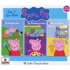Spielzeugmikrofone EUROPA Peppa Pig Hörspiele 7. 3-er-Box Folgen 19, 20, 21 3 CD Longplay