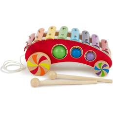 Xylophon Bieco Kinder xylophon zum nachziehen musikinstrumente baby musikspielzeug glockenspiel