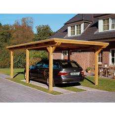 Beige Carports SKAN HOLZ Carport Emsland (Gebäudefläche )