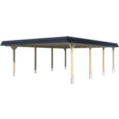 Gartenhäuser SKAN HOLZ SKAN HOLZ Carport Wendland 630 (Gebäudefläche )