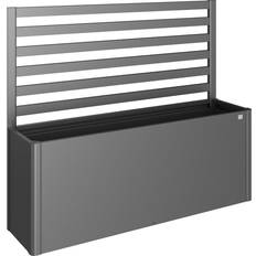Spaljé 2m Sida 200 Metallic Mörkgrå