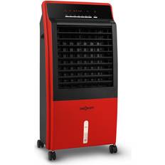 Tratamiento del Aire OneConcept CTR 1 Climatizador evaporativo 4 en 1 con ventilador 65 W Mando a distancia Portátil Rojo