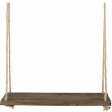 Maison & White Wooden Hanging 1 Wall Shelf
