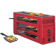 Elektrogrills Spring Pizza-Raclette-6 Aluguss-Grillplatte 1100