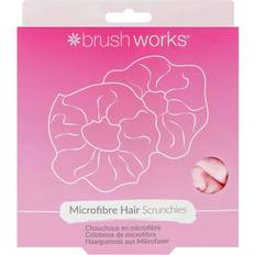 Brushworks Microfiber Hair Scrunchies 2 st