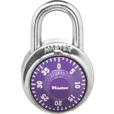 Master Lock 1514D Combination 1-7/8 3/4 Shackle, Purple Dial, 1.875"