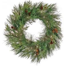 Decorations National Tree Company HGTV Collection Cozy Winter Cedar Wreath Most Decoration