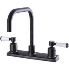 Brown Kitchen Taps Kingston Brass FB2145DPL Paris 8-Inch Brown