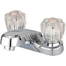 Kingston Brass GKB161 4 in Centerset Bathroom Faucet Polished Chrome Grey