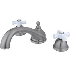 Taps Kingston Brass KS3358PX Vintage Roman Tub Faucet Brushed Nickel Nickel