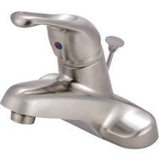 Grey Basin Taps Kingston Brass KB518B Single-Handle Brushed Nickel