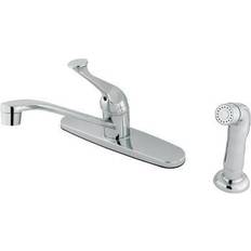 Grey Kitchen Taps Kingston Brass KB572SP 8-Inch Centerset Gray
