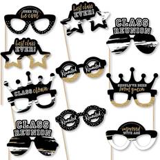 Photoprops Big Dot of Happiness Reunited Glasses Paper Card Stock 10 Count