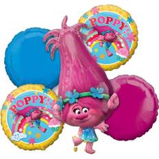 Pink Animal & Character Balloons Anagram 91113 Licensed Balloon Bouquet, Pink