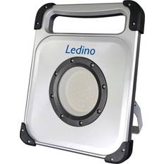 Silver Work Light Torches Ledino LED Rechargeable Spotlight Veddel 50 W