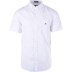 Gant mens regular cotton linen short sleeve shirt
