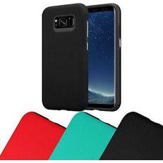 Cadorabo Hybrid Triangle Hülle Galaxy S8 Smartphone Hülle, Türkis