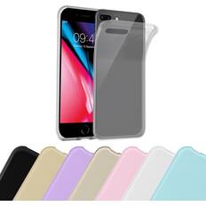 Cadorabo TPU Ultra Slim AIR Cover iPhone 7 iPhone 7S iPhone 8 Smartphone Hülle, Transparent