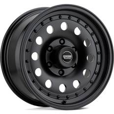 Car Rims American Racing AR62 Outlaw II Wheel, 17x8 with 6 on 120 Bolt Pattern - Black