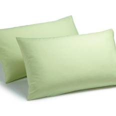 Green Pillow Cases Charlotte Thomas Plain Dye 144 Count Combed Pillow Case Green