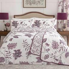 Dreams & Drapes Dreams & Drapes Samira Set Duvet Cover White, Purple
