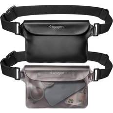 Muovi Lanttelilaukut Spigen A620 Waterproof Case Aqua Shield Waist Bag 2-pack - Black