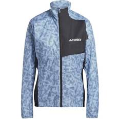 adidas Terrex Trail Running Wind Jacket Blue