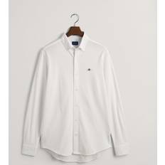 Gant Reg Jersey Pique Shirt - Vit