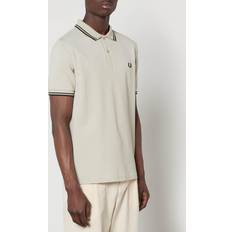 Beige Pikéskjorter Fred Perry Polo shirt TWIN TIPPED SHIRT men