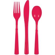 Red Cutlery Sets Unique Plastic Cutlery Set