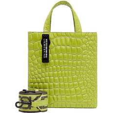 Liebeskind paper bag s Liebeskind Kroko Paper Bag Tote S - Lime Green