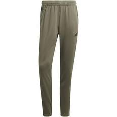 Gröna - Herr - Mjukisbyxor adidas Train Essentials 3-Stripes Training Joggers - Olive Strata/Black