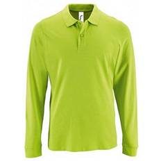 Mehrfarbig Poloshirts Sol's Herren, Poloshirt, Perfect Langarm Pique Polohemd, Mehrfarbig