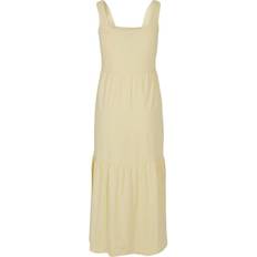 Urban Classics Ladies 7/8 Length Valance Summer Dress - Yellow