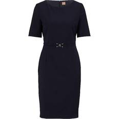 Hugo boss dark blue HUGO BOSS Daleah Klänning - Dark Blue