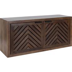 Natural Wall Cabinets Kate and Laurel Mezzeta Coastal Wall Cabinet