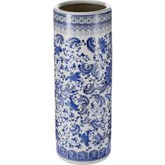 Blue Umbrella Stands Oriental Furniture Floral Umbrella Stand