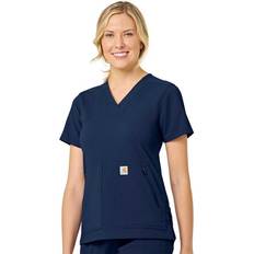 T-shirts & Tank Tops Carhartt Women's Modern Fit Pocket V-Neck Scrub Top, Navy