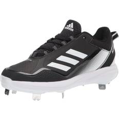 Adidas Men's Icon Baseball Shoe, White/Black/Silver Metallic