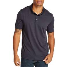 Timberland Men Polo Shirts Timberland Men's Wicking Good Short Sleeve Polo - Jet Black