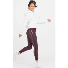 Spanx Seamless Track Stripe Leggings Jammy Plum Regular